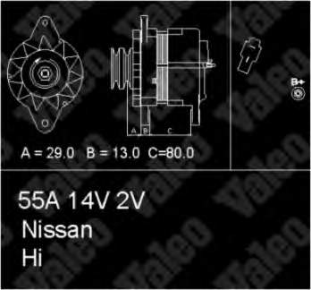 436551 VALEO alternador