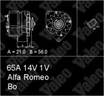 436556 VALEO alternador