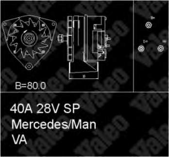 436557 VALEO alternador