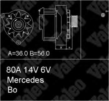 436574 VALEO alternador