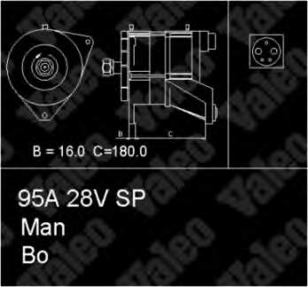 436582 VALEO alternador