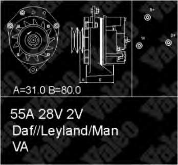 436588 VALEO alternador