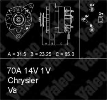 436602 VALEO alternador