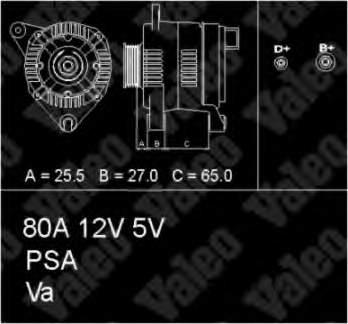 436611 VALEO alternador