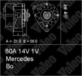 436625 VALEO alternador