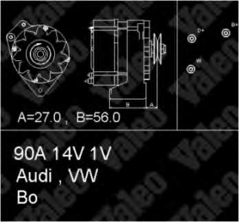 436633 VALEO alternador