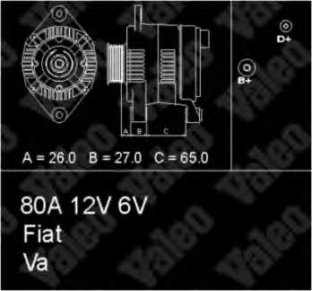 436635 VALEO alternador