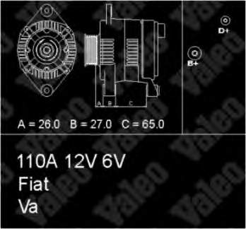 436636 VALEO alternador