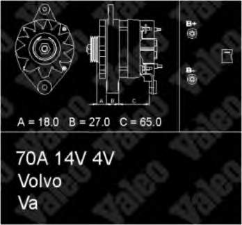 436645 VALEO alternador