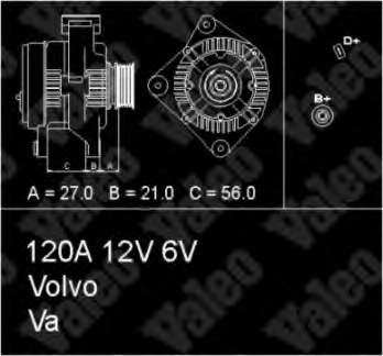 436653 VALEO alternador