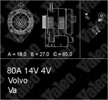 436656 VALEO alternador