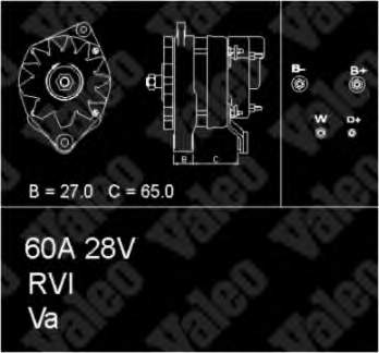 436663 VALEO alternador