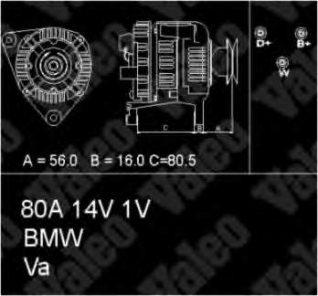 436682 VALEO alternador