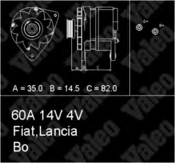 436689 VALEO alternador