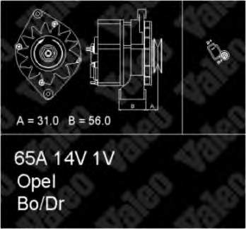 Alternador 436722 VALEO