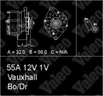 Alternador 436726 VALEO