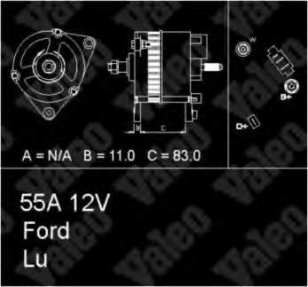 436754 VALEO alternador