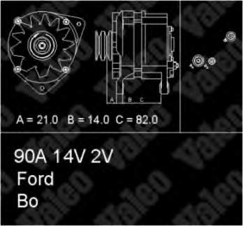 436786 VALEO alternador