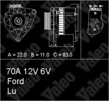 437052 VALEO alternador