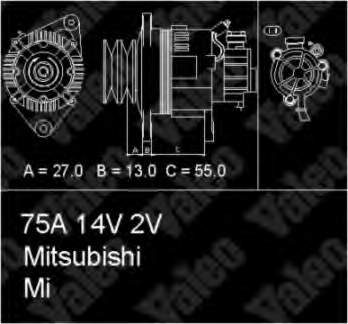 437147 VALEO alternador