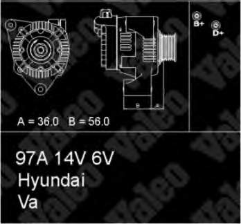 437187 VALEO alternador