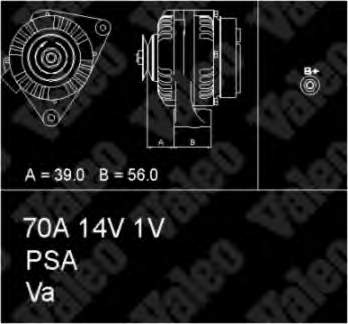 437191 VALEO alternador