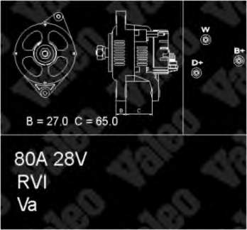 437308 VALEO alternador