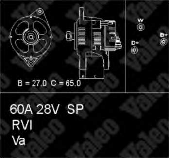 437314 VALEO alternador