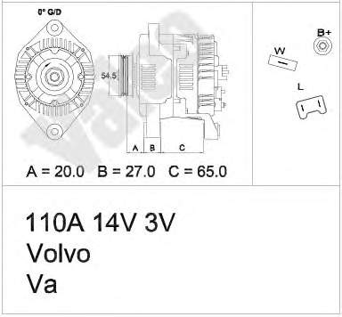 437329 VALEO alternador