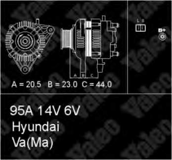 437334 VALEO alternador