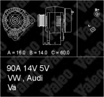 437340 VALEO alternador