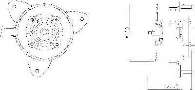  Motor del ventilador de enfriado para Citroen ZX N2