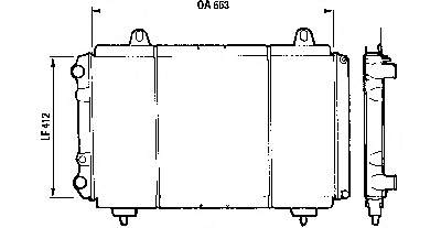 730004 VALEO radiador refrigeración del motor