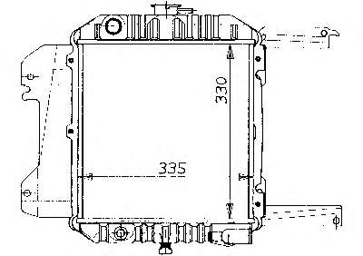 Radiador de água ADN19801 Blue Print