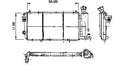 730896 VALEO radiador refrigeración del motor