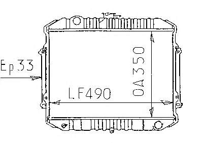 731071 VALEO radiador refrigeración del motor