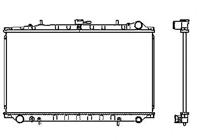 731656 VALEO radiador refrigeración del motor