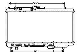 450408-0 Polcar radiador refrigeración del motor