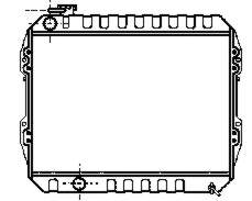 734515 VALEO radiador refrigeración del motor