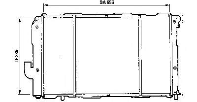 82443116 Fiat/Alfa/Lancia radiador refrigeración del motor