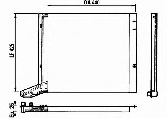 816679 VALEO condensador aire acondicionado