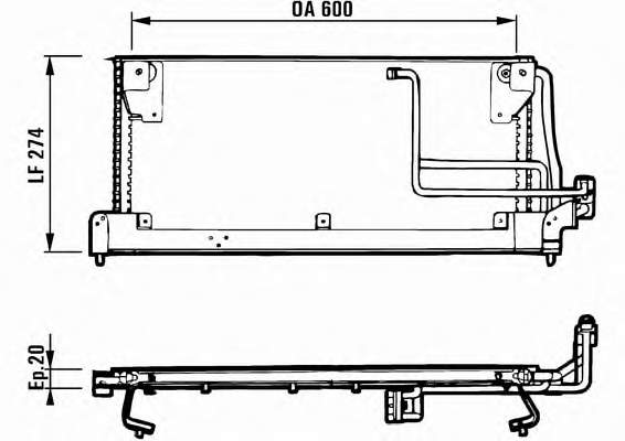 816924 VALEO condensador aire acondicionado