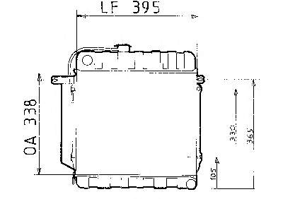 Radiador de água 6002004 VAN Wezel