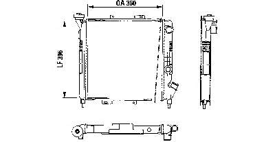 7700765601 Renault (RVI) radiador refrigeración del motor