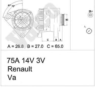 437428 VALEO alternador