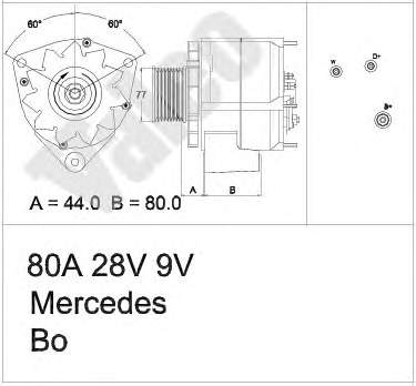 437440 VALEO alternador