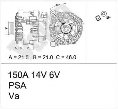 437457 VALEO alternador