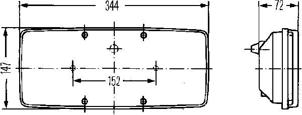 2SD003167541 HELLA piloto posterior derecho