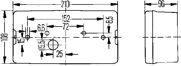 Piloto posterior derecho 2VP006040121 HELLA