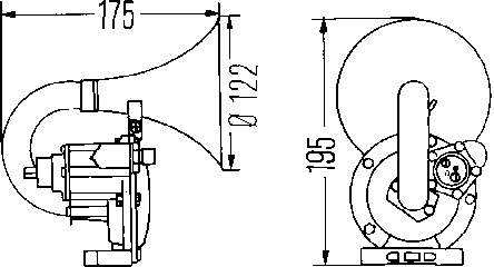  Bocina para DAF 105 